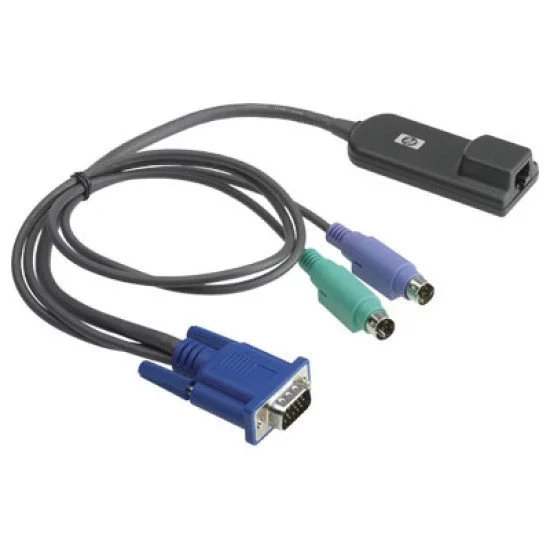 HPE AF629A adaptateur et connecteur de câbles VGA, 2xPS2, USB RJ-45 Noir, Bleu, Vert, Violet HPE AF629A adaptateur et connecteur de câbles VGA, 2xPS2, USB RJ-45 Noir, Bleu, Vert, Violet