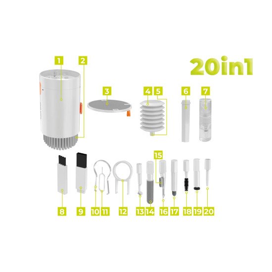 Mobile Origin SGA-CLNK-MFC1 kit de nettoyage pour ordinateur Caméra Numérique, Mobile/smartphone, Headphone/Headset, Clavier, Lentilles/verres, Tablette PC, Ordinateur portable, Écrans/Plastiques Kit de nettoyage d'équipement électronique