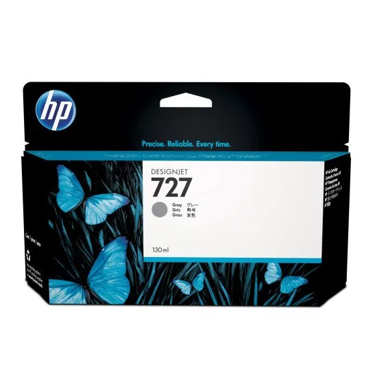 HP 727 cartouche d'encre DesignJet grise, 130 ml HP 727 cartouche d'encre DesignJet grise, 130 ml