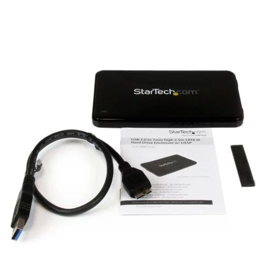 StarTech.com Boîtier disque dur externe USB 3.0 SATA/SSD 2.5 avec UASP pour  HDD 7mm S2510BPU337 pas cher