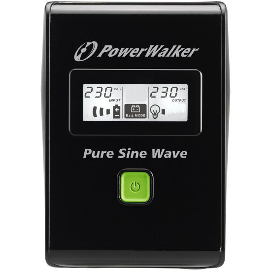 PowerWalker VI 600 SW Interactivité de ligne 0,6 kVA 360 W 2 sortie(s) CA