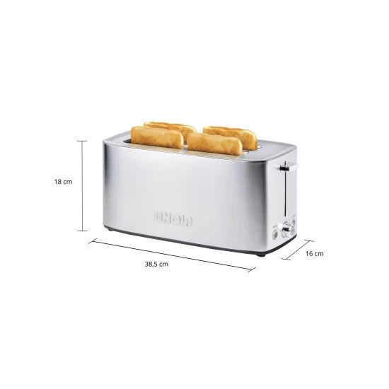 Unold Toaster Tom 38266 7 4 part(s) 1200 W Acier inoxydable Unold Toaster Tom 38266 7 4 part(s) 1200 W Acier inoxydable