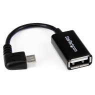 StarTech.com UUSBOTGRA Câble adaptateur Micro USB à angle droit vers USB Host OTG - Mâle / Femelle StarTech.com UUSBOTGRA Câble adaptateur Micro USB à angle droit vers USB Host OTG - Mâle / Femelle