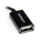 StarTech.com UUSBOTGRA Câble adaptateur Micro USB à angle droit vers USB Host OTG - Mâle / Femelle