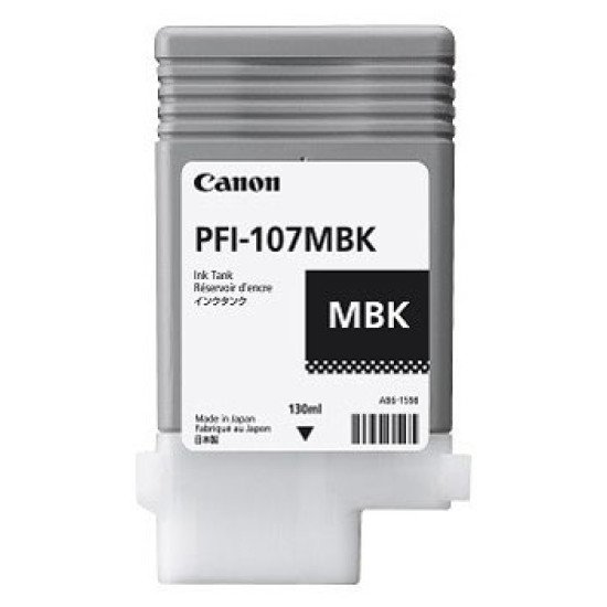 Canon PFI-107MBK Original Noir mat 