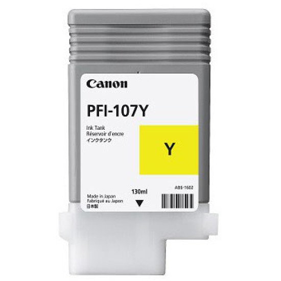 Canon PFI-107Y Original Jaune 