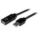 StarTech.com Câble d'extension USB 2.0 actif de 5m - Prolongateur / répéteur / rallonge USB - Mâle / Femelle