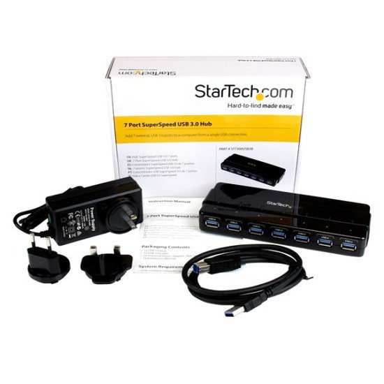StarTech.com Hub SuperSpeed USB 3.0 avec 7 ports 