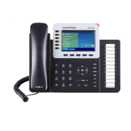 Grandstream Networks GXP-2160 téléphone fixe Noir 6 lignes TFT