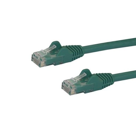 StarTech.com Câble réseau Cat6 Gigabit UTP sans crochet de 1m - Cordon Ethernet RJ45 anti-accroc - M/M - Vert