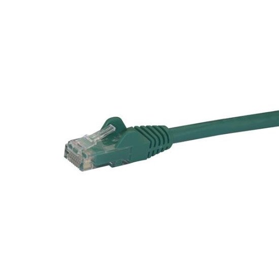 StarTech.com Câble réseau Cat6 Gigabit UTP sans crochet de 1m - Cordon Ethernet RJ45 anti-accroc - M/M - Vert