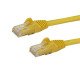 StarTech.com Câble réseau Cat6 Gigabit UTP sans crochet de 1m - Cordon Ethernet RJ45 anti-accroc - M/M - Jaune
