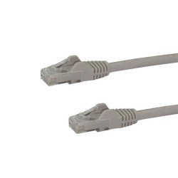 StarTech.com Câble réseau Cat6 Gigabit UTP sans crochet de 5m - Cordon Ethernet RJ45 anti-accroc - M/M - Gris StarTech.com Câble réseau Cat6 Gigabit UTP sans crochet de 5m - Cordon Ethernet RJ45 anti-accroc - M/M - Gris