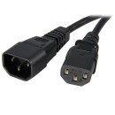 StarTech.com Câble / Cordon d'extension d'alimentation standard C13 vers C14 de 1m - Mâle / Femelle StarTech.com Câble / Cordon d'extension d'alimentation standard C13 vers C14 de 1m - Mâle / Femelle