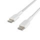 Belkin CAB004BT2MWH2PK câble USB 2 m USB 2.0 USB C Blanc