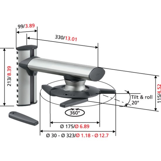 Vogel's EPW 6565 -Support Mural Vidéoprojecteur