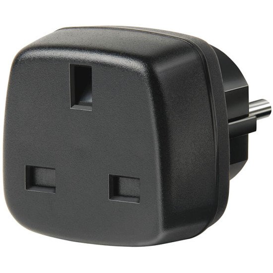 Brennenstuhl Travel Adapter GB/earthed adaptateur de puissance & onduleur Noir