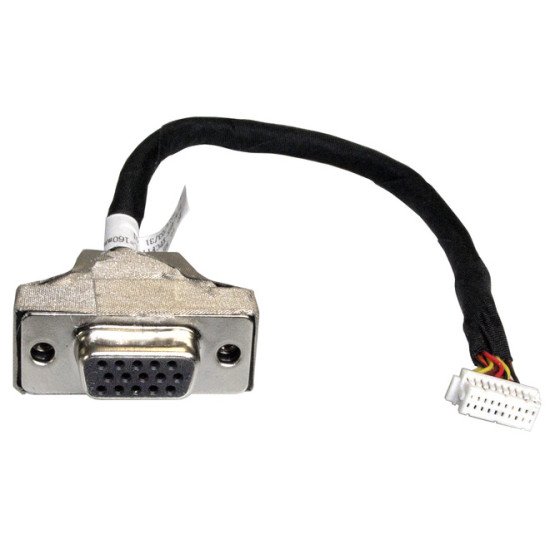 Shuttle PVG01 adaptateur et connecteur de câbles 15-pin Mini D-Sub 2 x 10-pin Noir, Acier inoxydable, Blanc