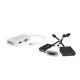 StarTech.com Adaptateur de voyage Mini DisplayPort vers VGA / DVI / HDMI - Convertisseur vidéo 3-en-1 - Blanc StarTech.com Adaptateur de voyage Mini DisplayPort vers VGA / DVI / HDMI - Convertisseur vidéo 3-en-1 - Blanc