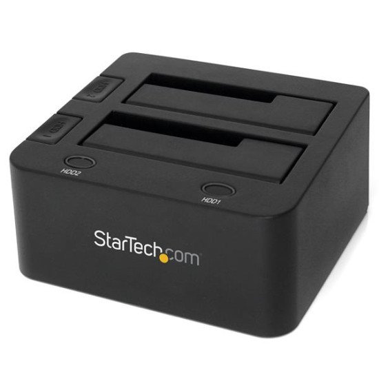 StarTech.com Station d'accueil USB 3.0 pour 2 disques durs SATA III de 2,5 ou 3,5 - Dock HDD / SSD avec UASP