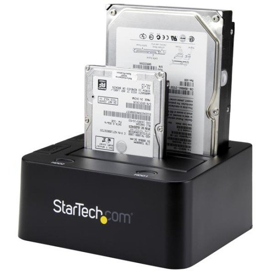 StarTech.com Station d'accueil USB 3.0 pour 2 disques durs SATA III de 2,5 ou 3,5 - Dock HDD / SSD avec UASP