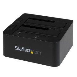 StarTech.com Station d'accueil USB 3.0 / eSATA pour 2 disques durs SATA III de 2,5 / 3,5 - Dock HDD / SSD avec UASP StarTech.com Station d'accueil USB 3.0 / eSATA pour 2 disques durs SATA III de 2,5 / 3,5 - Dock HDD / SSD avec UASP