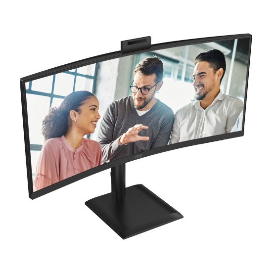 AOC E4 CU34E4CW écran PC 86,4 cm (34") 3440 x 1440 pixels UltraWide Quad HD LED Noir