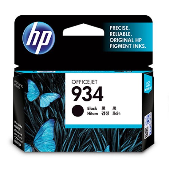 HP 934 Black Original Ink Cartridge / C2P19AE#BGX Cartouche encre / Noir