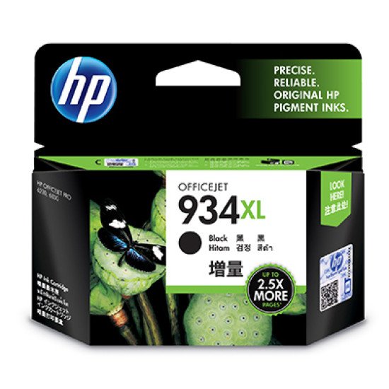 HP 934XL High Yield Black Original Ink Cartridge / C2P23AE#BGX Cartouche encre / Noir