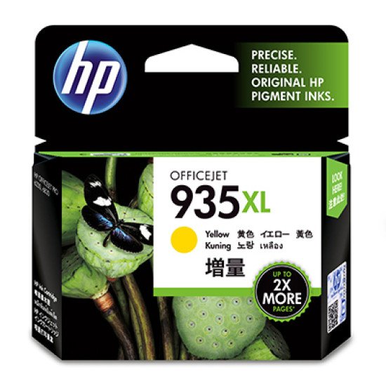 HP 935XL High Yield Yellow Original Ink Cartridge / C2P26AE#BGX Cartouche encre / Jaune