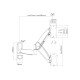 Newstar FPMA-W955 support mural tv Newstar FPMA-W955 support mural tv