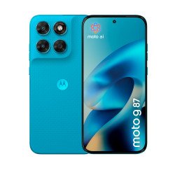 Motorola moto g87 17,2 cm (6.78") Double SIM hybride Android 16.0 5G USB Type-C 8 Go 256 Go 5200 mAh Bleu