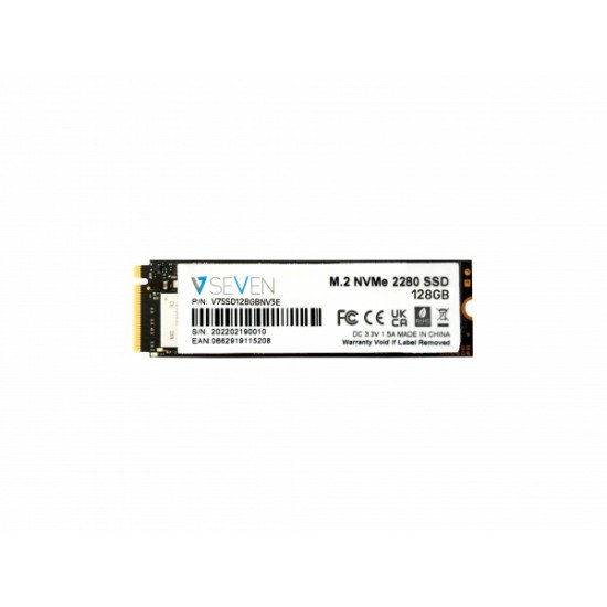 V7 V7SSD128GBNV3E disque SSD M.2 128 Go Série ATA III 3D TLC NVMe