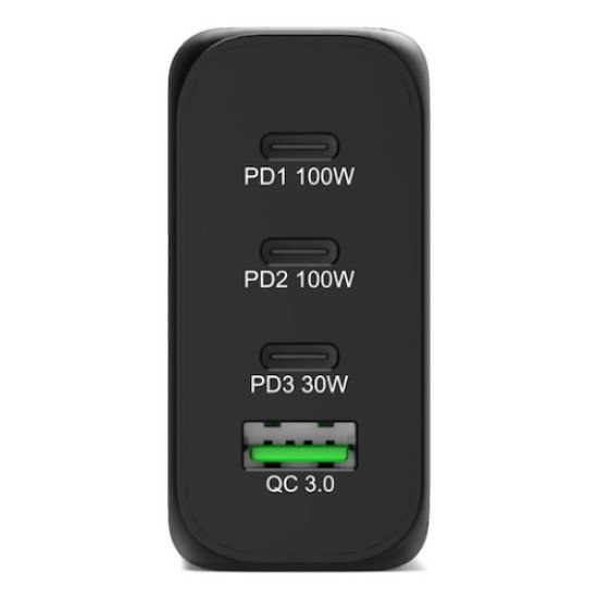 Port Designs 902107EU chargeur d'appareils mobiles Universel Noir Secteur Charge rapide Intérieure