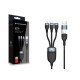 Conceptronic ETTA06B15 câble USB USB 2.0 1,5 m USB C USB C/Micro-USB B/Lightning Noir Conceptronic ETTA06B15 câble USB USB 2.0 1,5 m USB C USB C/Micro-USB B/Lightning Noir