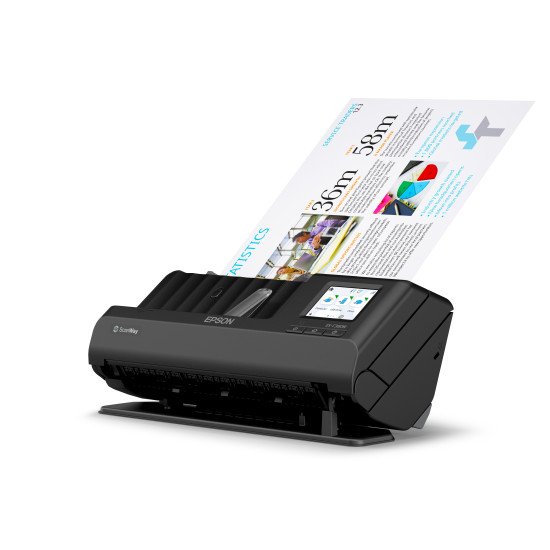 Epson ES-C380W Chargeur automatique de documents + Scanner à feuille 600 x 600 DPI A4 Noir