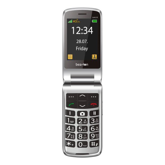 Beafon SL645 LTE 7,11 cm (2.8") 120 g Noir, Argent Téléphone pour seniors
