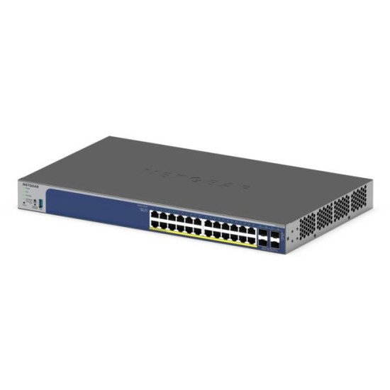 NETGEAR GS728TX L2/L3 10G Ethernet (100/1000/10000) Connexion Ethernet POE Noir NETGEAR GS728TX L2/L3 10G Ethernet (100/1000/10000) Connexion Ethernet POE Noir