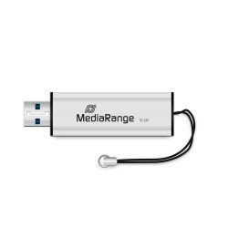 MediaRange MR915 lecteur USB flash 16 Go USB Type-A / Micro-USB 3.2 Gen 1 (3.1 Gen 1) Noir, Argent