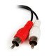 StarTech.com Câble en Y Mini-Jack 3,5mm vers 2x RCA de 15 cm - Adaptateur audio Mini-Jack (F) vers 2x Cinch (M)