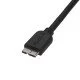 StarTech.com Câble SuperSpeed USB 3.0 slim A vers Micro B de 2 m - Mâle / Mâle - Noir StarTech.com Câble SuperSpeed USB 3.0 slim A vers Micro B de 2 m - Mâle / Mâle - Noir