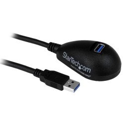StarTech.com Câble d'extension SuperSpeed USB 3.0 de 1,5m - Rallonge USB A vers A sur socle - M/F - Noir StarTech.com Câble d'extension SuperSpeed USB 3.0 de 1,5m - Rallonge USB A vers A sur socle - M/F - Noir
