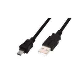 ASSMANN Electronic AK-300130-030-S câble USB 3 m 2.0 Mini-USB B USB A Noir ASSMANN Electronic AK-300130-030-S câble USB 3 m 2.0 Mini-USB B USB A Noir