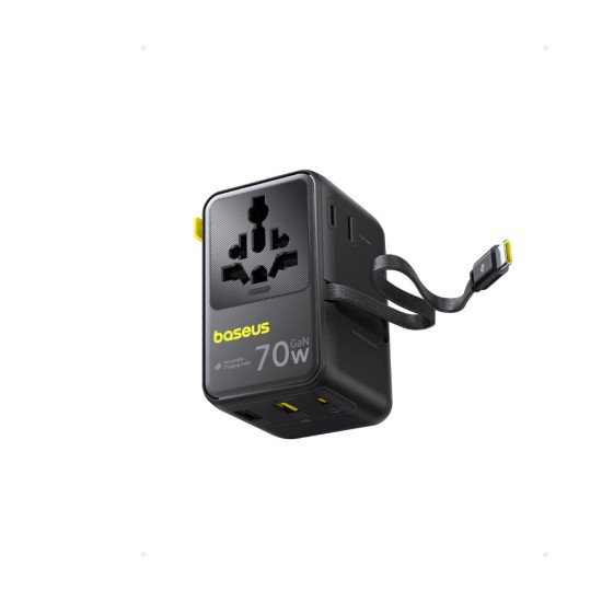 Baseus EnerCore CG11 Universel Noir Secteur Charge rapide Intérieure