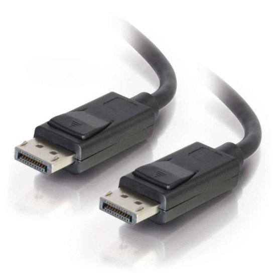 C2G 5m DisplayPort Cable with Latches 4K - 8K UHD M/M - Black Noir