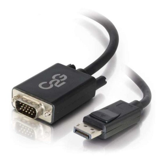 C2G 2.0m DisplayPort M / VGA M 2 m VGA (D-Sub) Noir