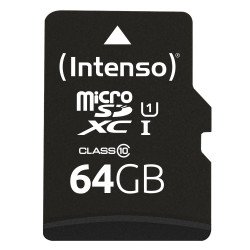 Intenso 3423490 mémoire flash 64 Go MicroSDXC UHS-I Classe 10 Intenso 3423490 mémoire flash 64 Go MicroSDXC UHS-I Classe 10
