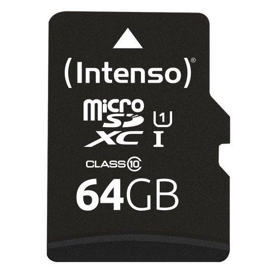 Intenso 3423490 mémoire flash 64 Go MicroSDXC UHS-I Classe 10