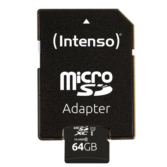 Intenso 3423490 mémoire flash 64 Go MicroSDXC UHS-I Classe 10