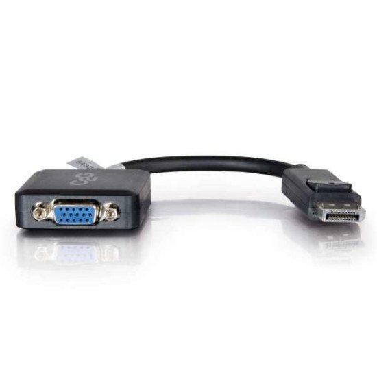 C2G 20cm DisplayPort M / VGA F 0,2 m VGA (D-Sub) Noir